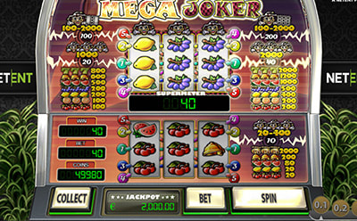 Mega Joker Spilleautomat bonusspill